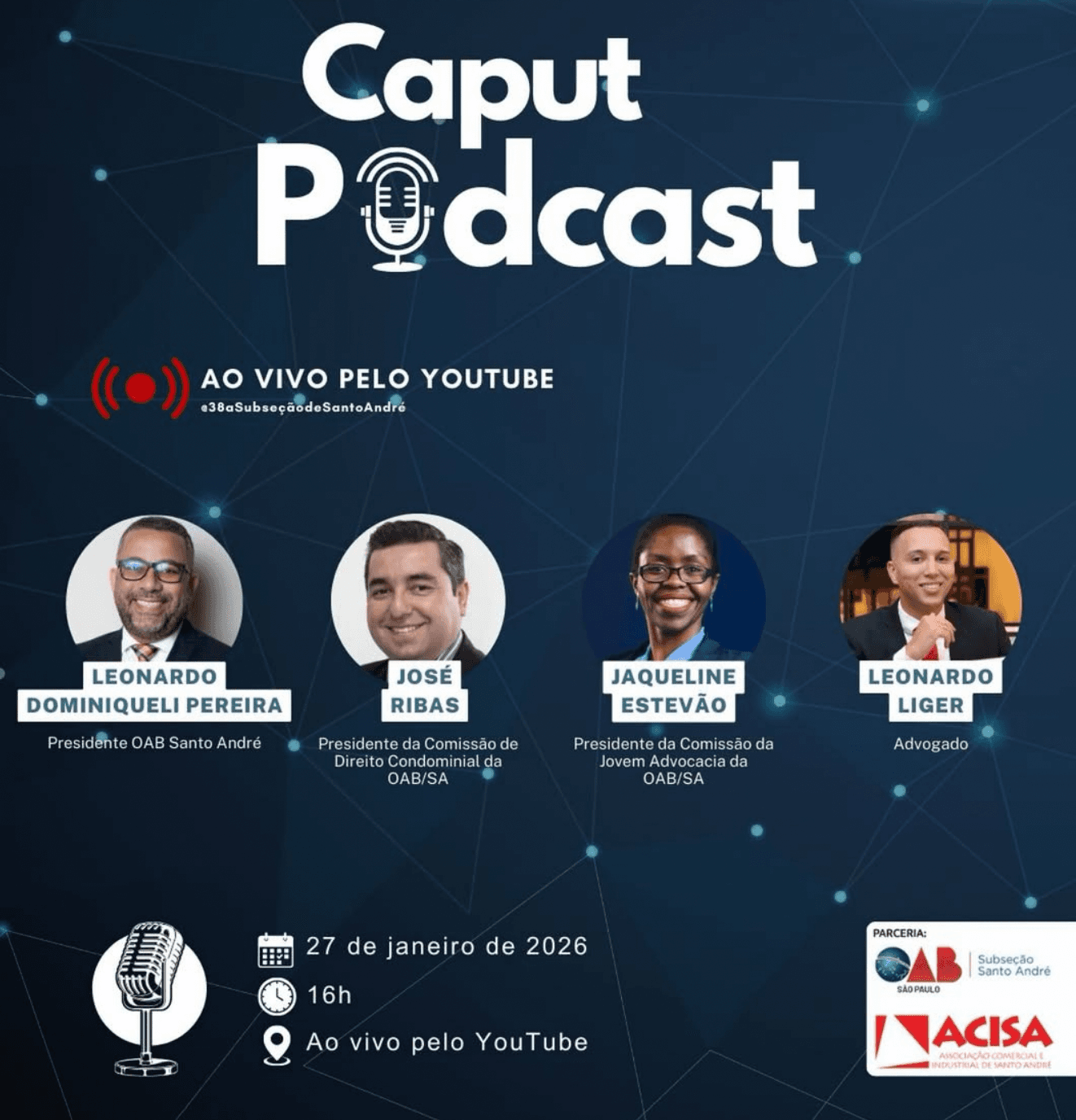🎙️ Caput Podcast: Os desafios do Jovem Advogado no mercado de trabalho
