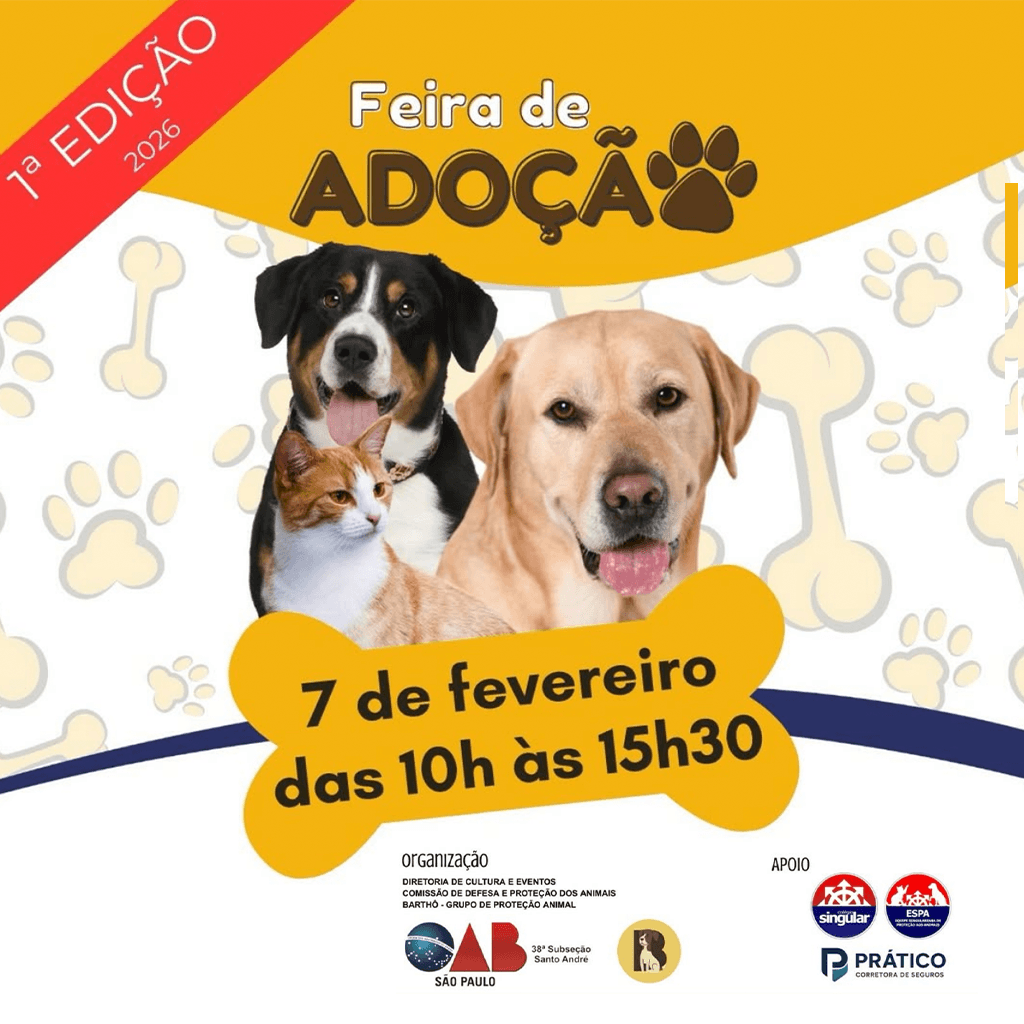 1ª Feira de Adoção da OAB Santo André do ano de 2026