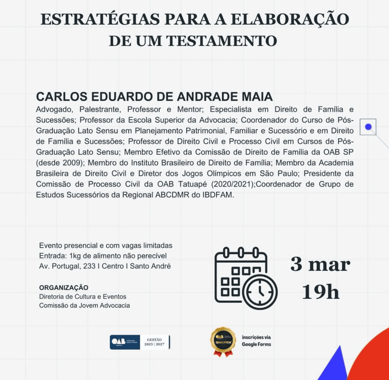 Estratégias para a elaboração de um Testamento