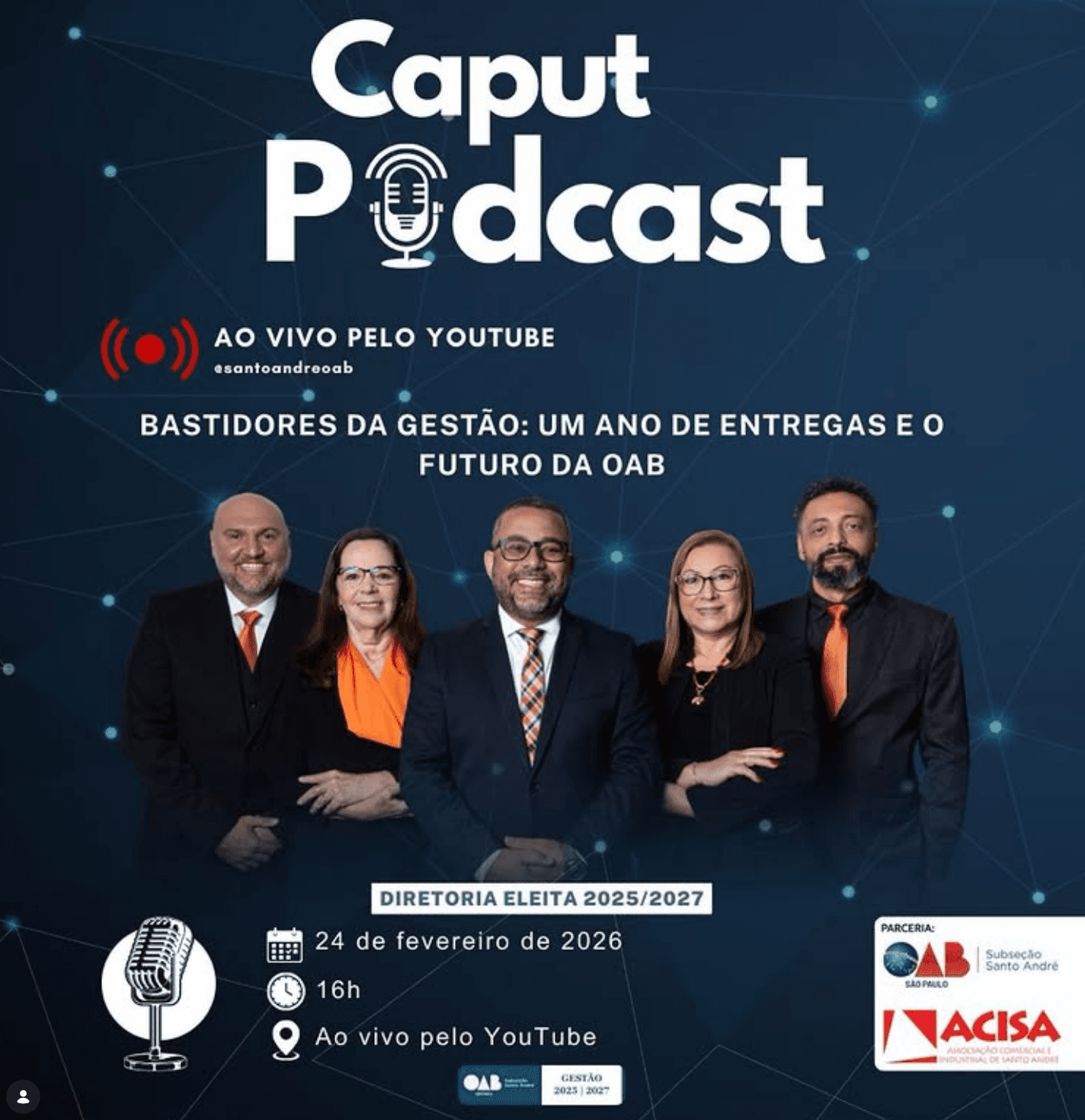 🎙️ Caput Podcast: Bastidores da Gestão: Um Ano de Entregas e o Futuro da OAB