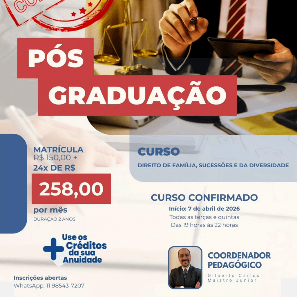 ESA SA Pós Graduação: Especialização em Direito de Família, Sucessões e da Diversidade