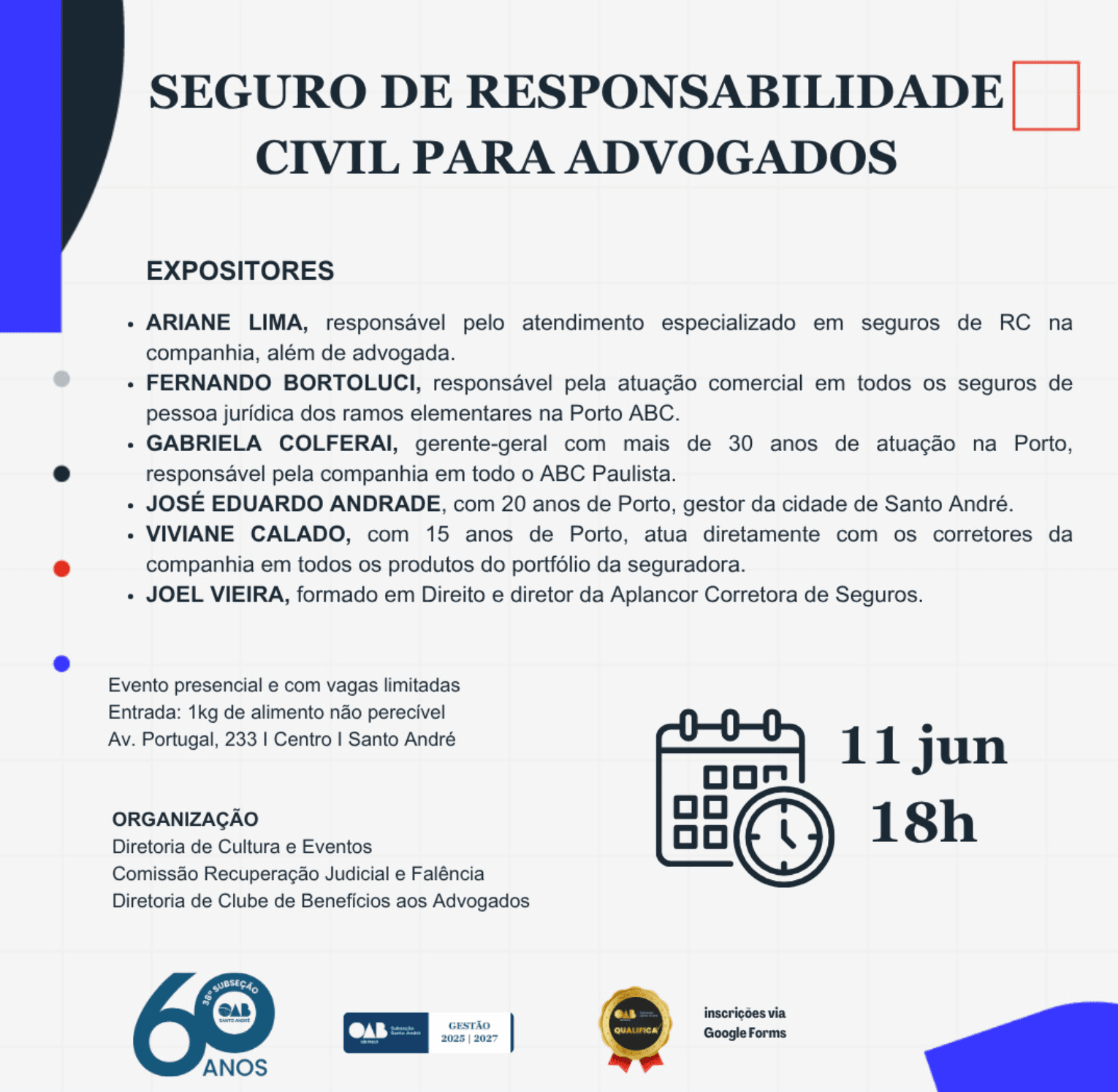 Seguro de responsabilidade civil para Advogados