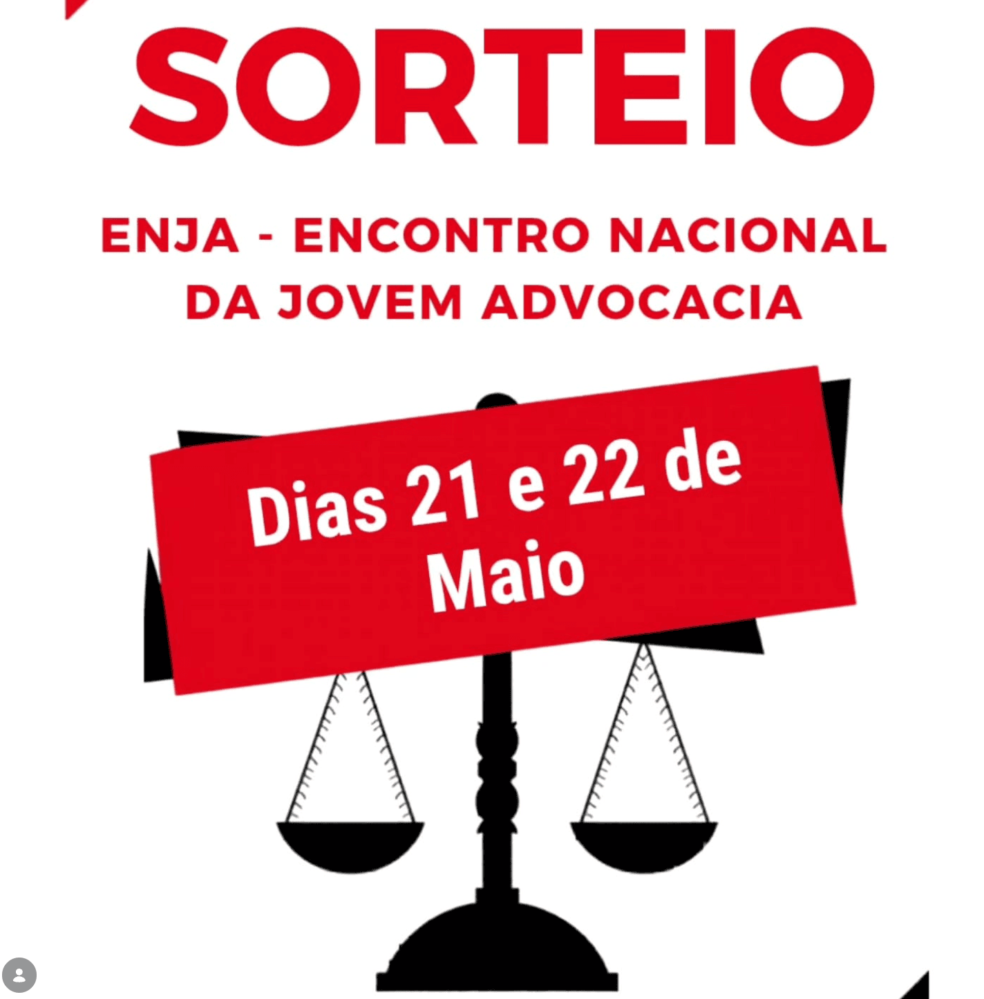Alô alô Jovem Advocacia... Olha o sorteio aí gente....