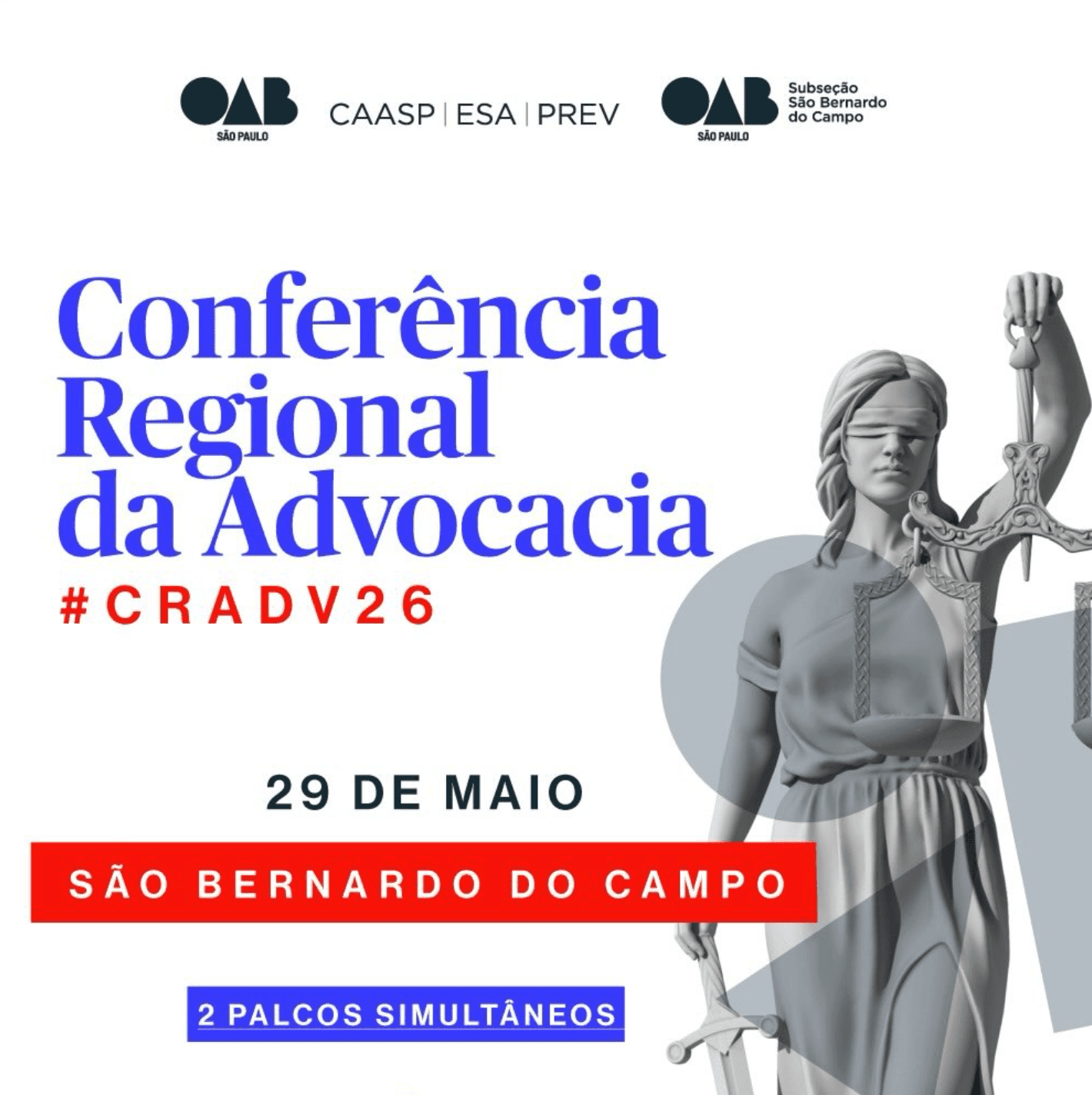 CRADV 26: Conferência Regional da Advocacia em São Bernardo do Campo - ABCDMRR