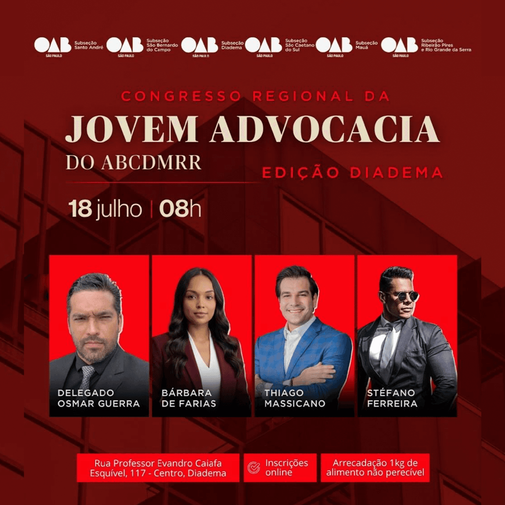 Congresso Regional da Jovem Advocacia do ABCDMRR – Edição Diadema