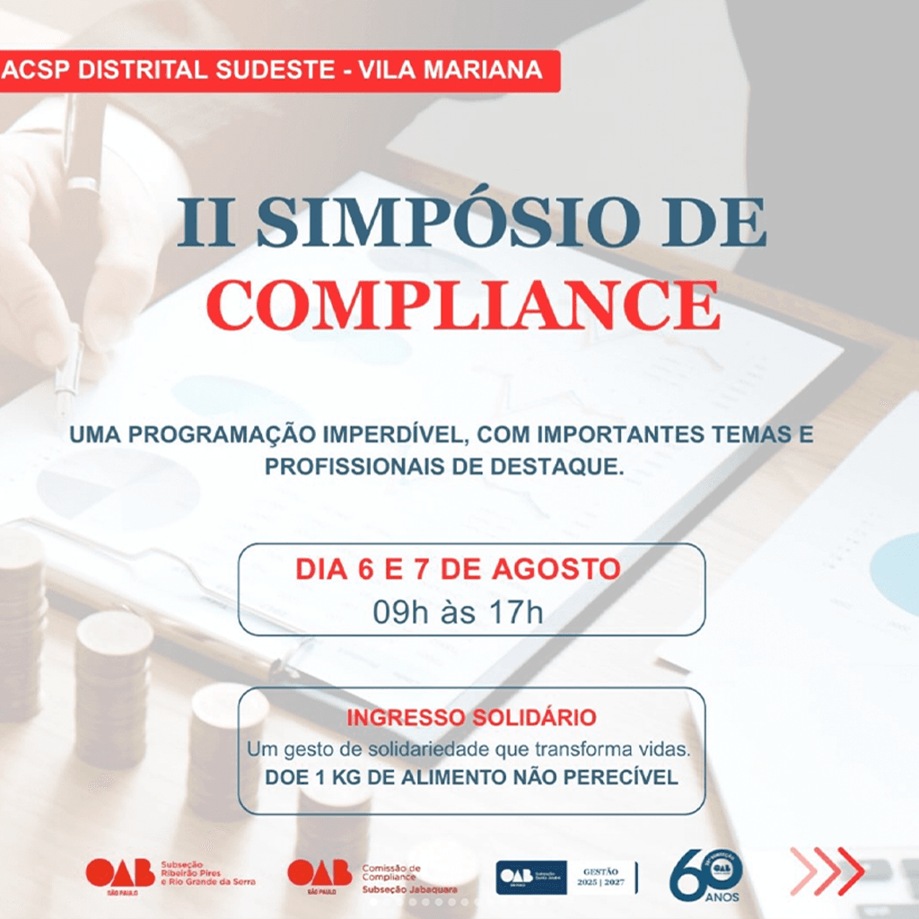 2ª Edição do Simpósio de Compliance - DIA 1