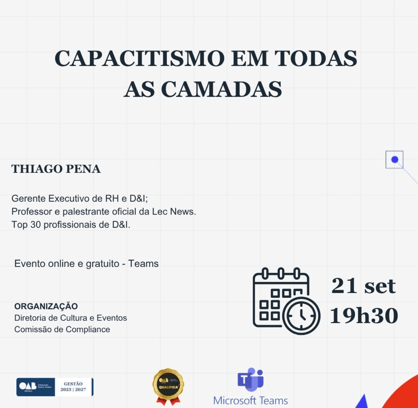 Capacitismo em todas as camadas