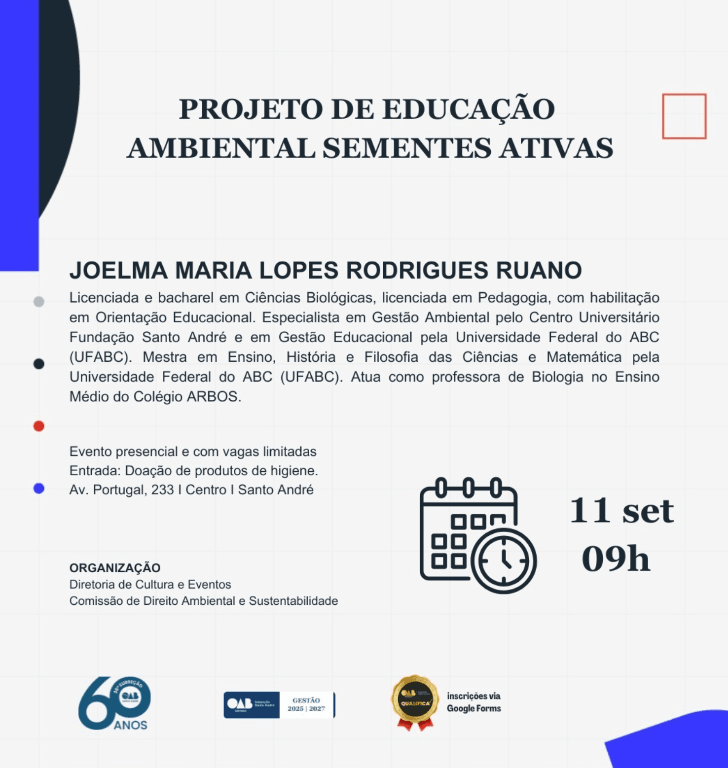 Projeto de Educação Ambiental Sementes Ativas