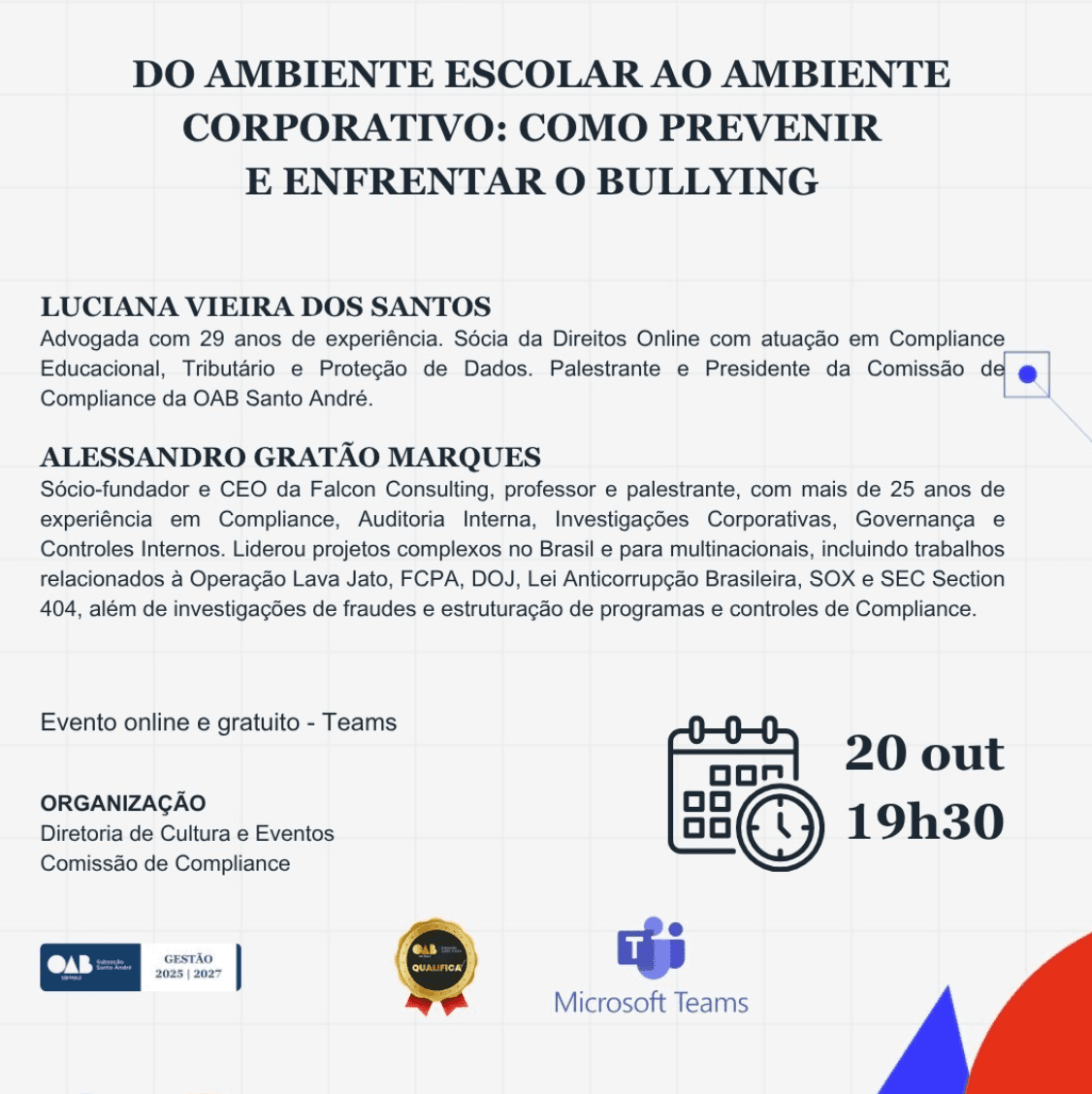 Do ambiente escolar ao ambiente corporativo: como prevenir e enfrentar o bullying do ambiente escolar ao ambiente corporativo: como prevenir e enfrentar o bullying