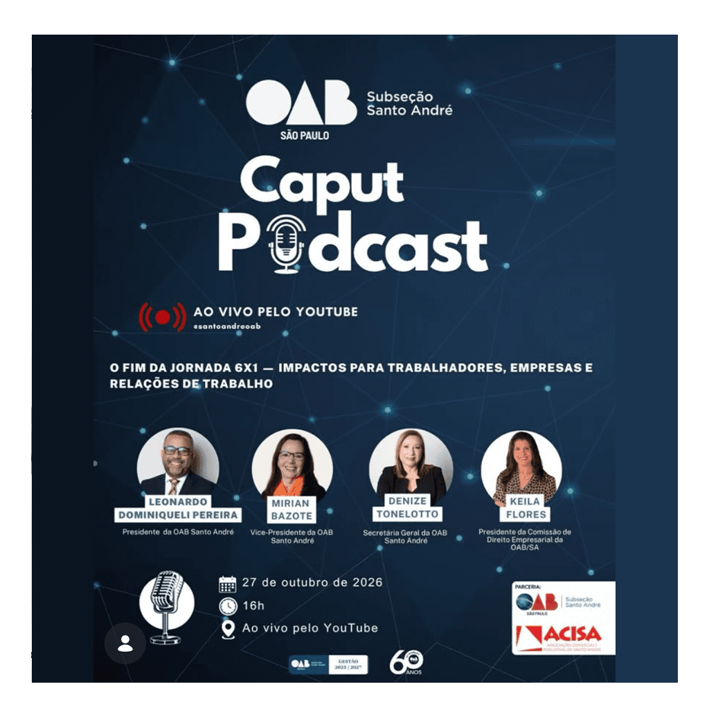 🎙️ Caput Podcast: O fim da jornada 6x1 — impactos para trabalhadores, empresas e relações de trabalho
