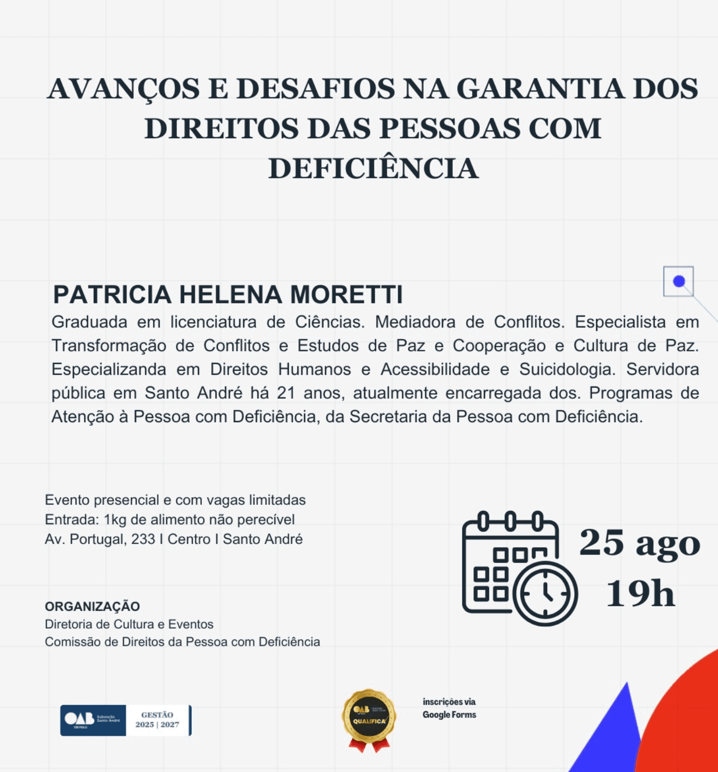 Avanços e desafios na garantia dos direitos das pessoas com deficência