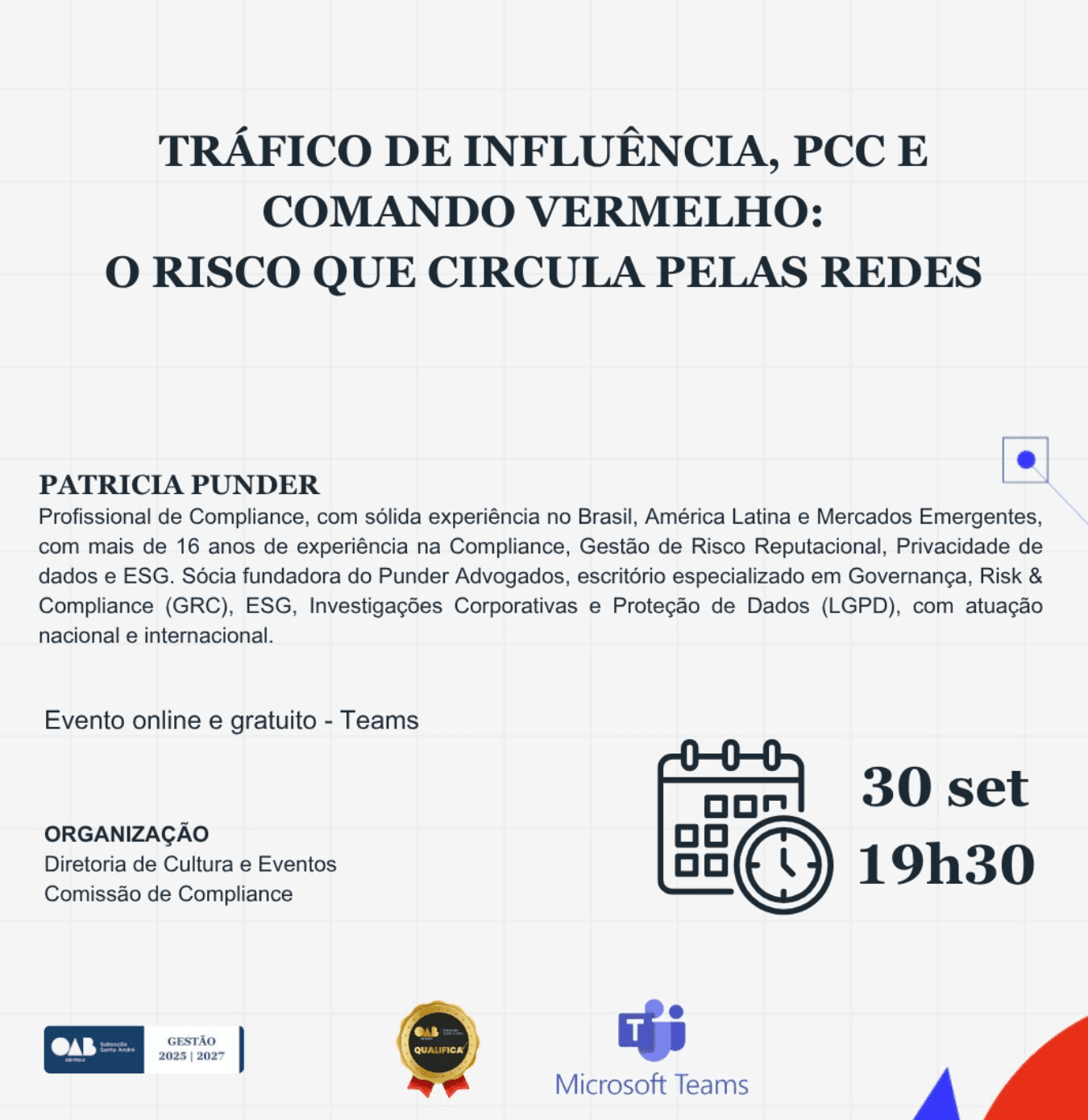 Tráfico de Influência, PCC e Comando Vermelho: O risco que circula pelas redes