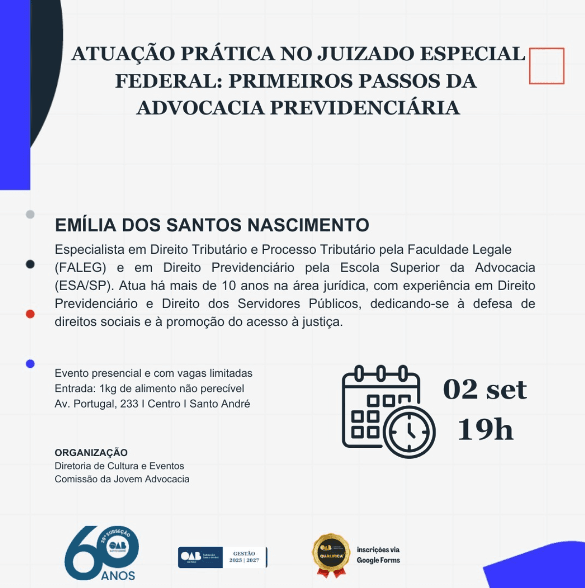 Atuação prática no Juizado Especial Federal: Primeiros passos da advocacia previdenciária