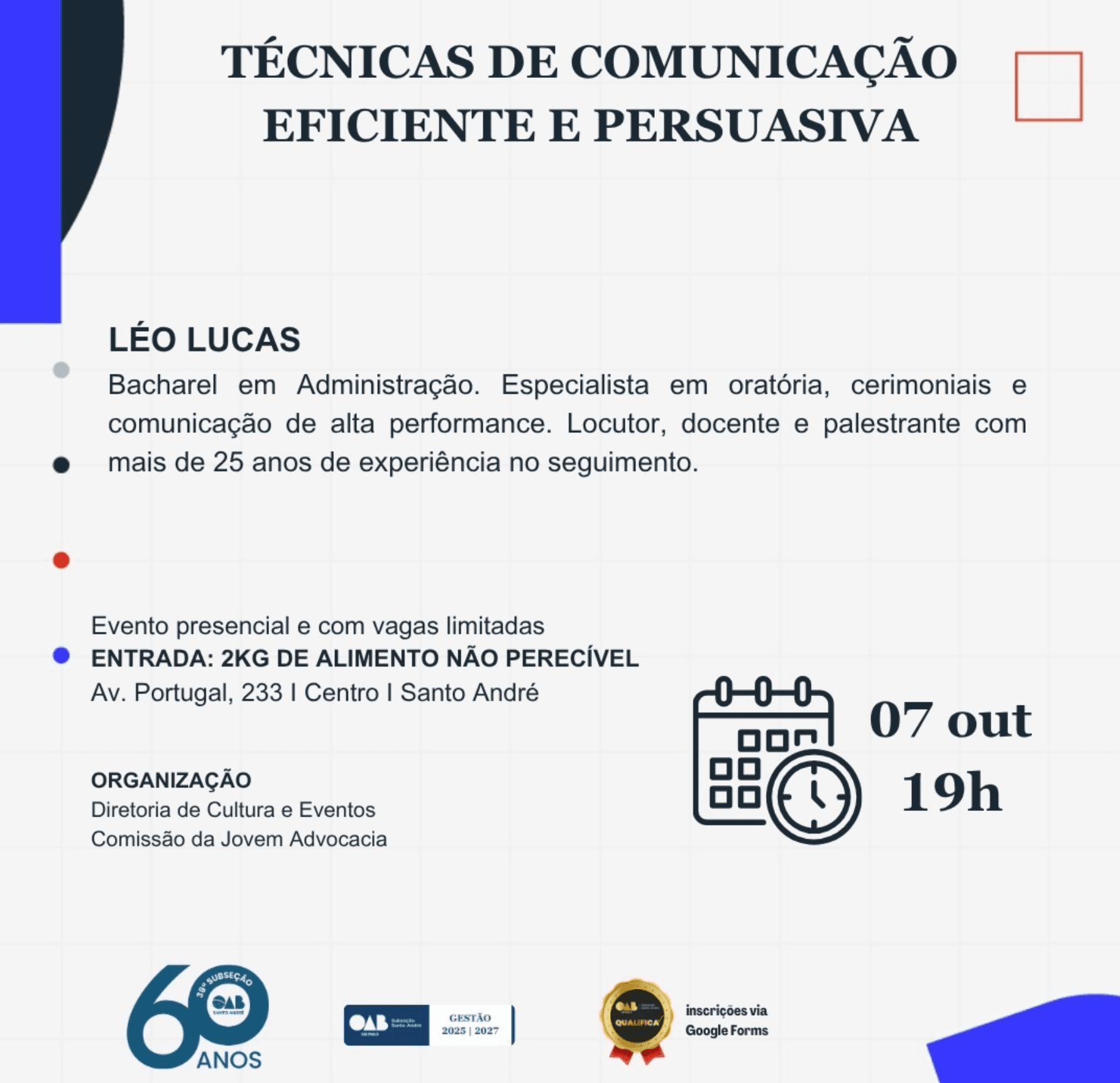 Técnicas de comunicação eficiente e persuasiva
