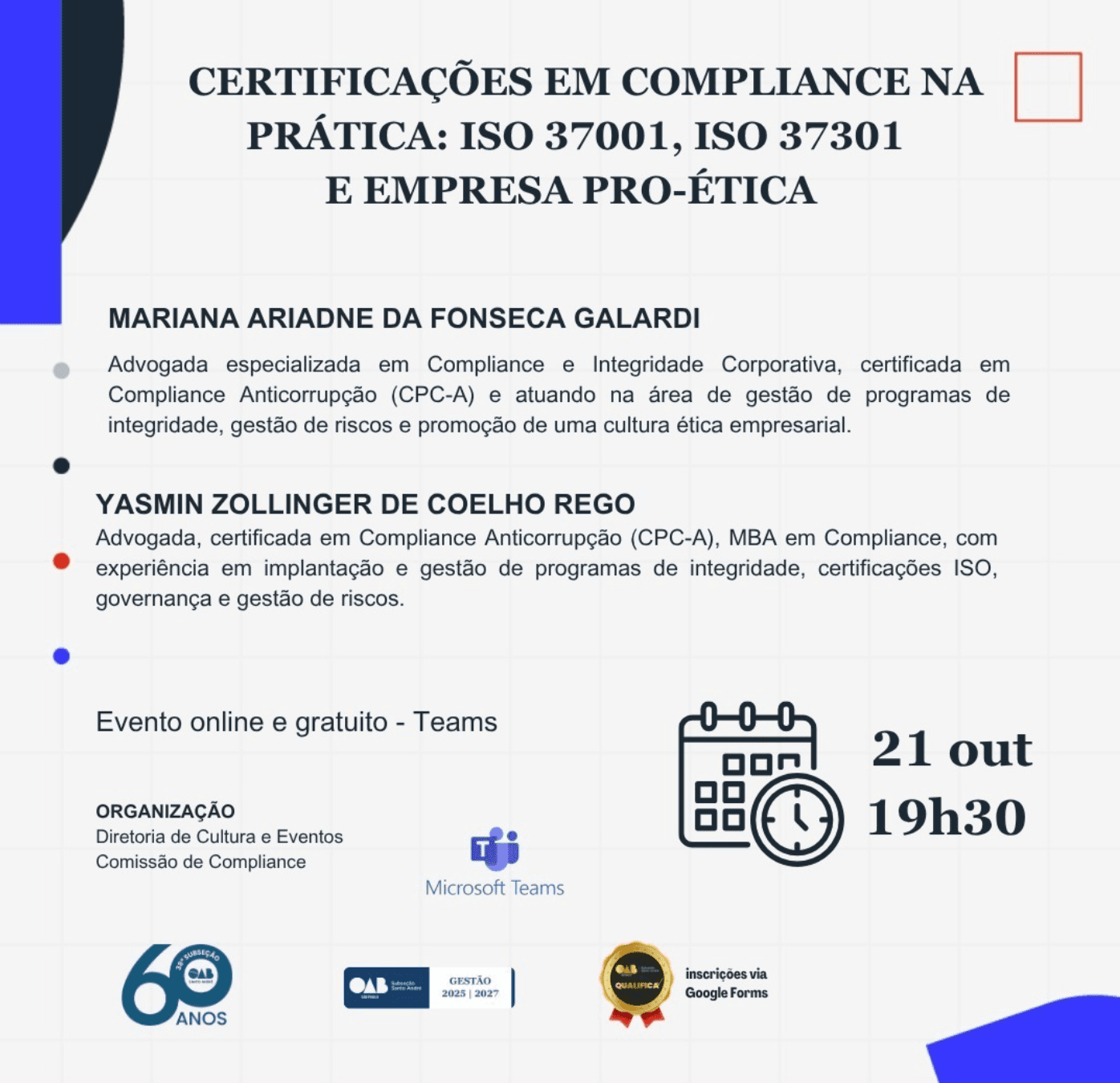 Certificações em Compliance na prática: ISO 37001, ISO 37301 e Empresa Pro-Ética